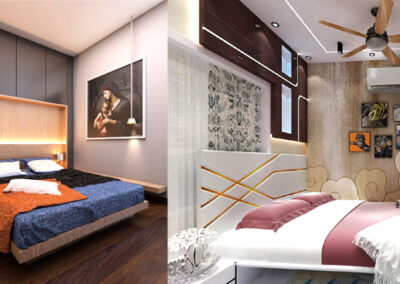 Bedroom interior design kolkata