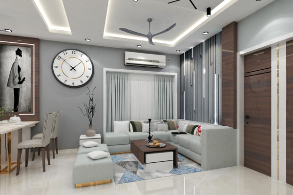 living room design services in Kolkata